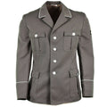Original Deutsche NVA Armee Uniformjacke Offiziersuniform Grau Militär NEU