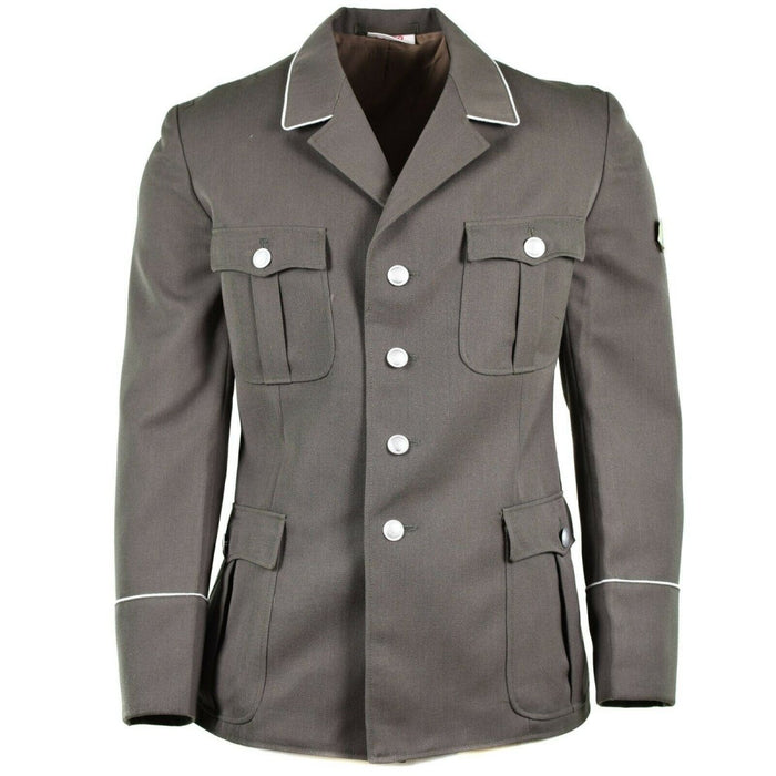 Original deutsche NVA-Armee-Anzugsjacke, offizielle Uniform, grau, Militär, NEU – GoMilitar
