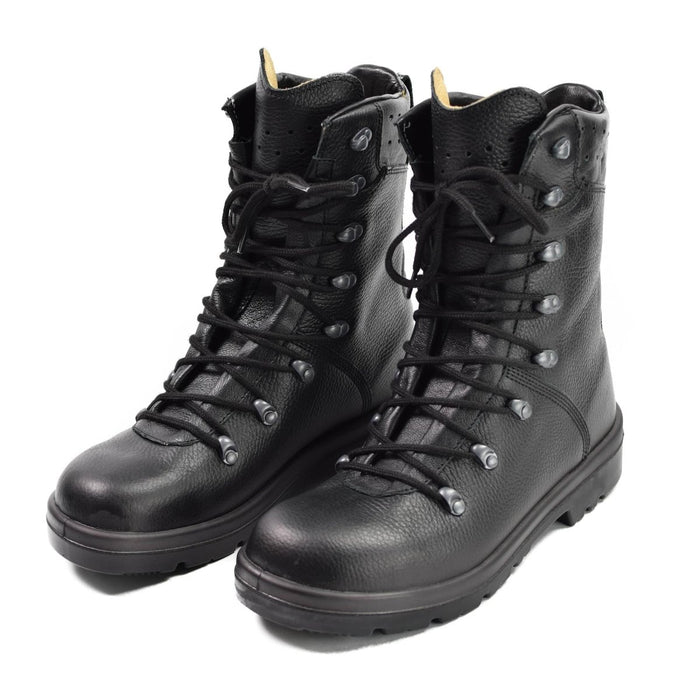 Originale Bundeswehrstiefel aus schwarzem Leder, Feld-BDU-Kampf-BW-Militärausgabe, NEU – GoMilitar