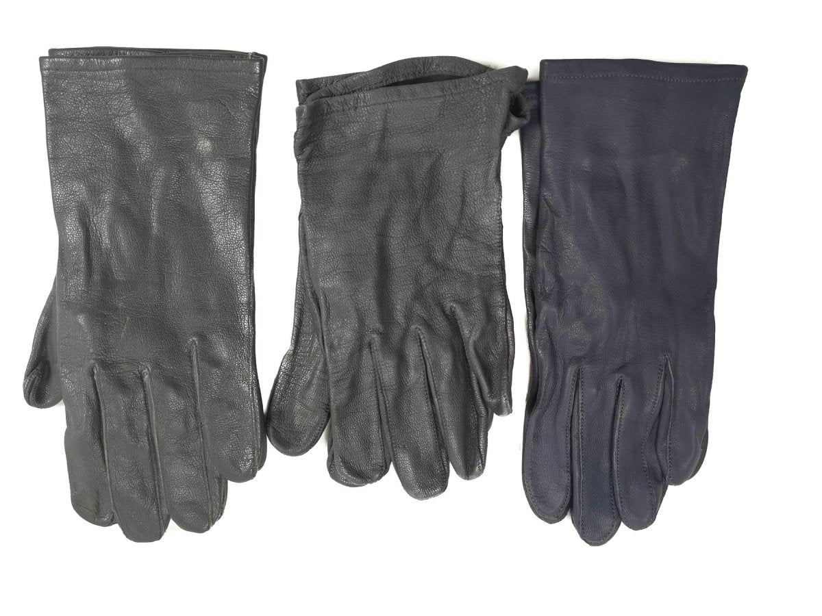 Originale Bundeswehr Lederhandschuhe grau taktische Militär Überschussware
