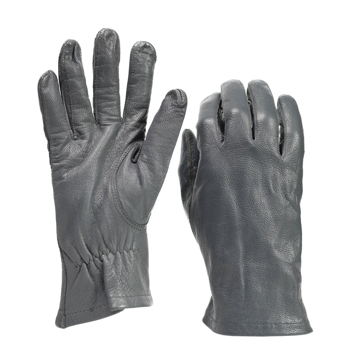 Originale Bundeswehr Lederhandschuhe grau taktische Militär Überschussware