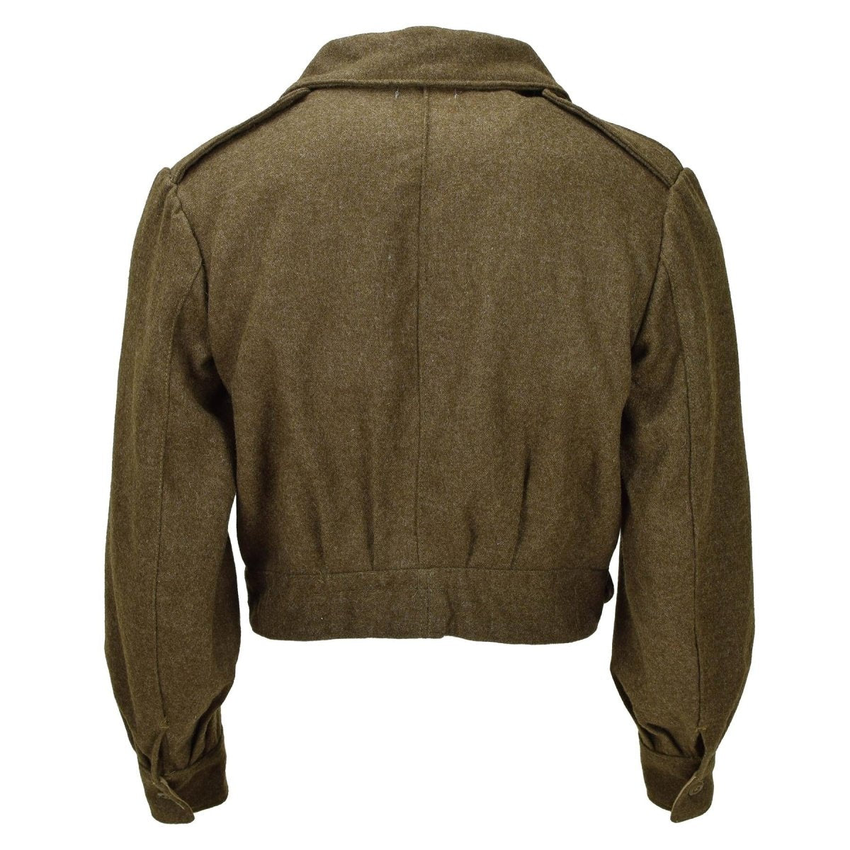 Original griechische Armee Eisenhower Ike Jacke oliv Wolle Vintage Feld Militär