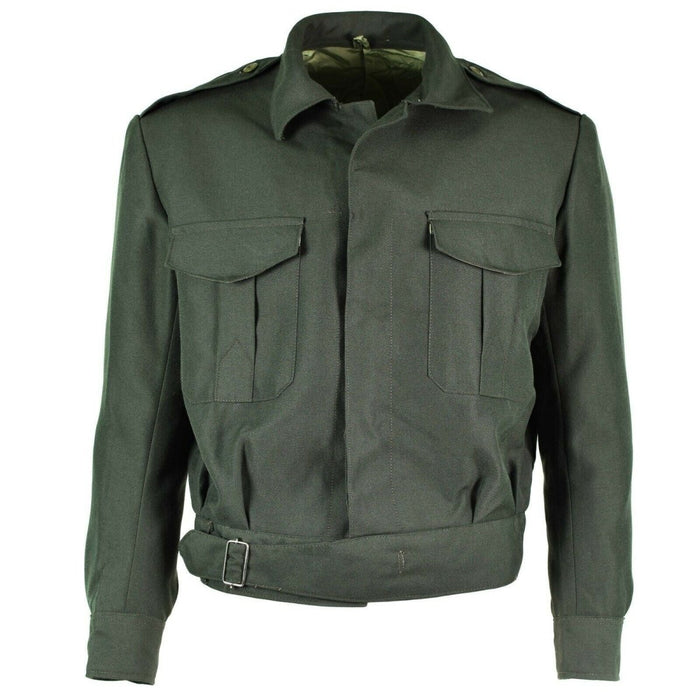 Original griechische Armee Field Ike Jacke Gabardine Wolle Blaze Griechenland Militär NEU – GoMilitar