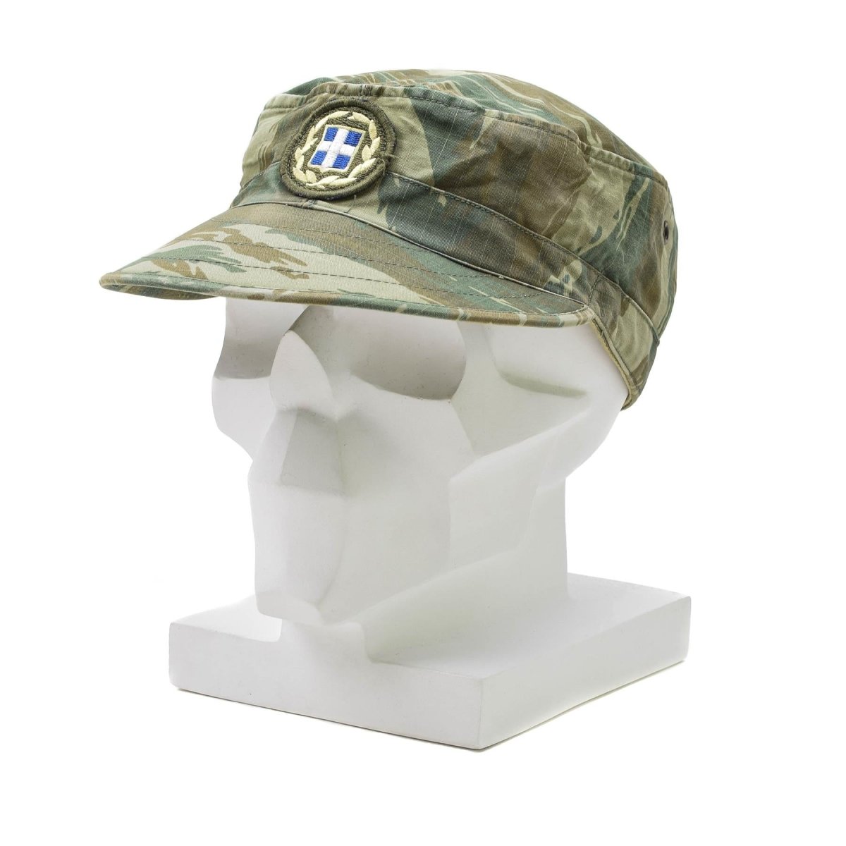 Original griechische Armee Feldtruppen Mütze Eidechsentarn leichte militärische Sommermütze