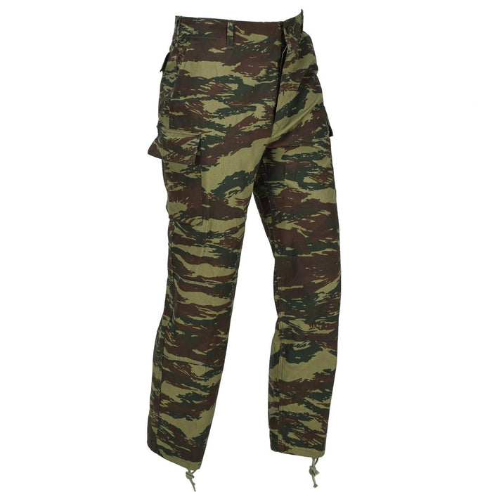 Original griechische Militär-BDU-Feldhose, Cargotaschen, Eidechsen-Tarnung – GoMilitar