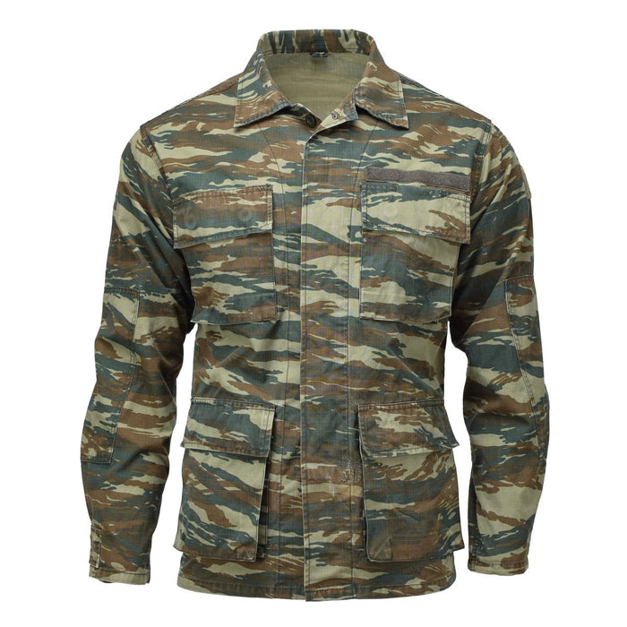Original griechische Militär-Feld-BDU-Jacke, Eidechsen-Tarnung, griechische Armee-Hemden – GoMilitar