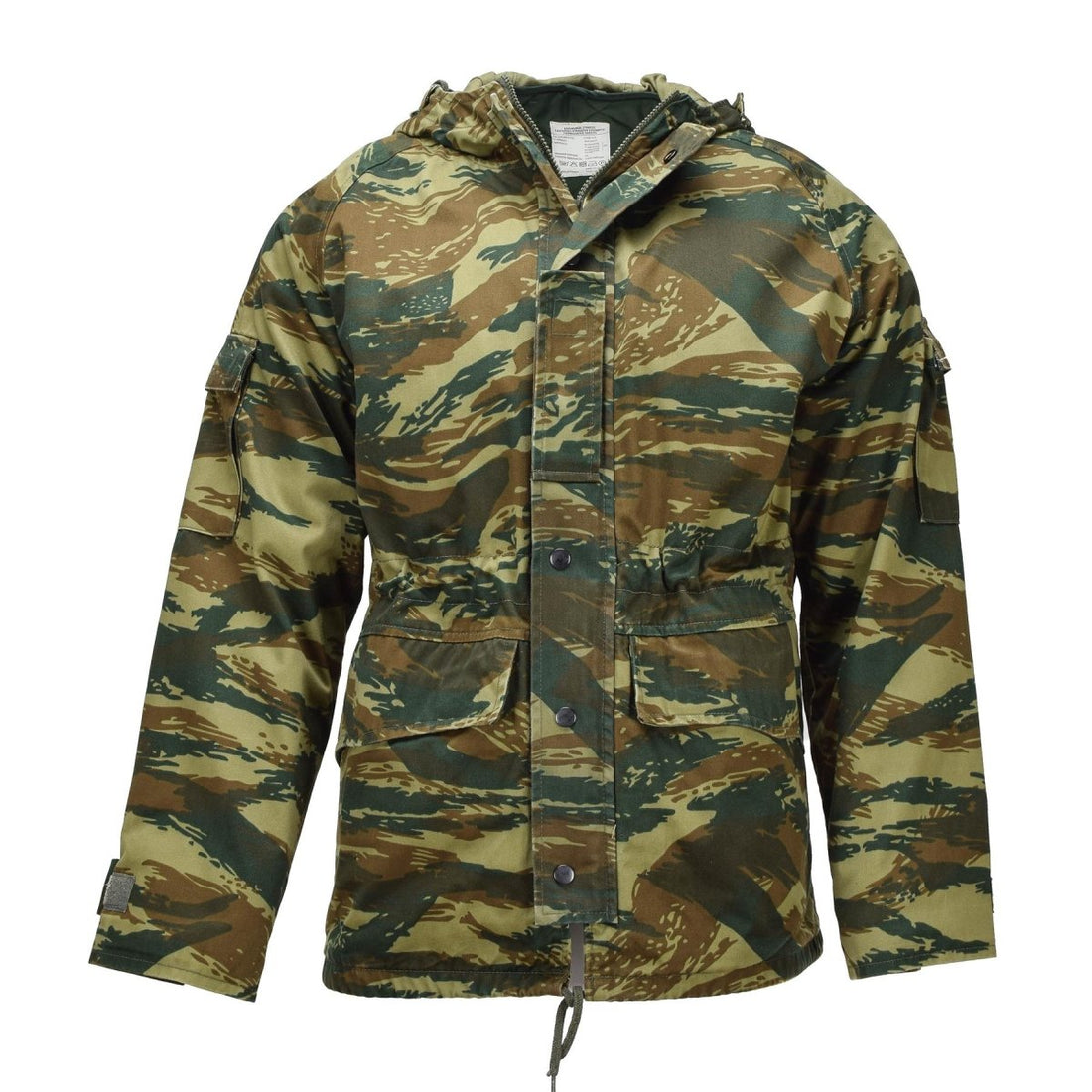 Original griechische Militär M65 Field Parka Liner Hood Army Jacke Lizard Camo