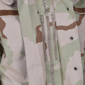 Original Regenjacke der ungarischen Armee, Kampftarnung, Wüsten-Regenjacke, wasserdicht, mit Kapuze