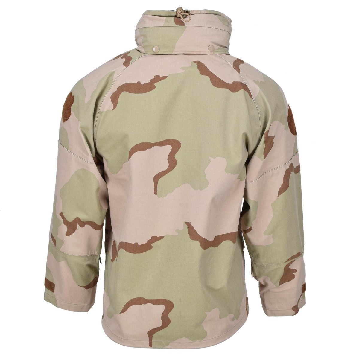 Original Regenjacke der ungarischen Armee, Kampftarnung, Wüsten-Regenjacke, wasserdicht, mit Kapuze