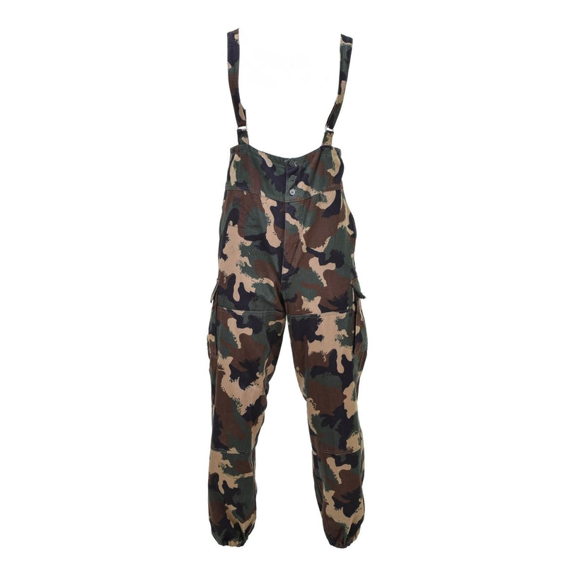Original Hungarian Military combat trousers M1990 BDU braced heavyweight pants - GoMilitar