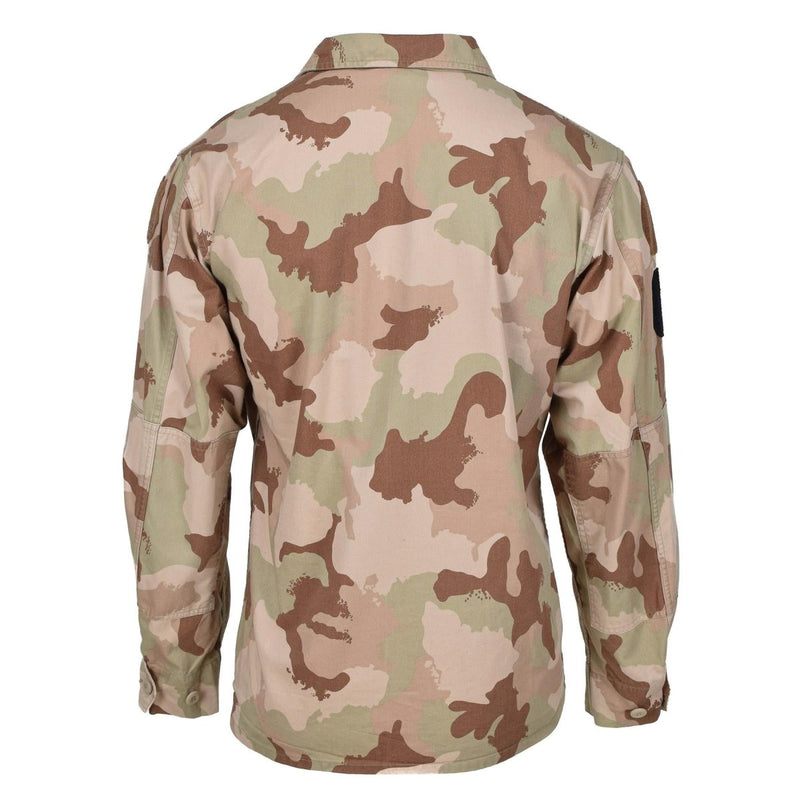 Original Hungarian Military tactical jacket combat desert camo shirt lightweight - GoMilitar