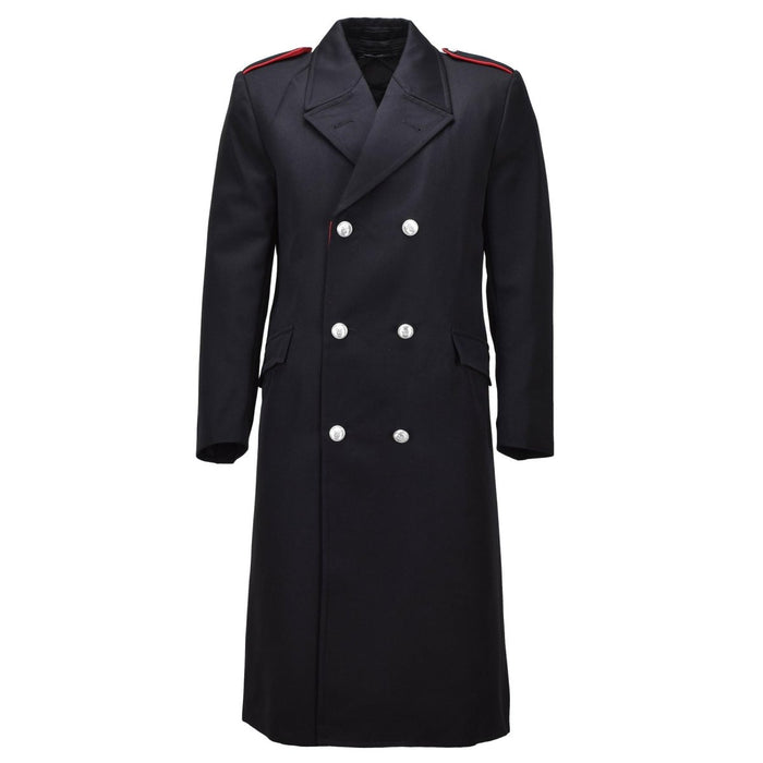 Original italienische Armee Carabinieri Wollmantel zweireihige Uniform schwarz - GoMilitar