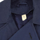 Original Italian army trenchcoat Khaki Blue plain color raincoat military issue - GoMilitar
