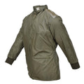 Original italienische Militär-Luftstreitkräfte-Regenjacke mit Kapuze und Futter aus olivgrünem Regenmantel NEU
