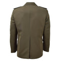 Original italienische Militärjacke VERDE Paradekleid Vintage Braun