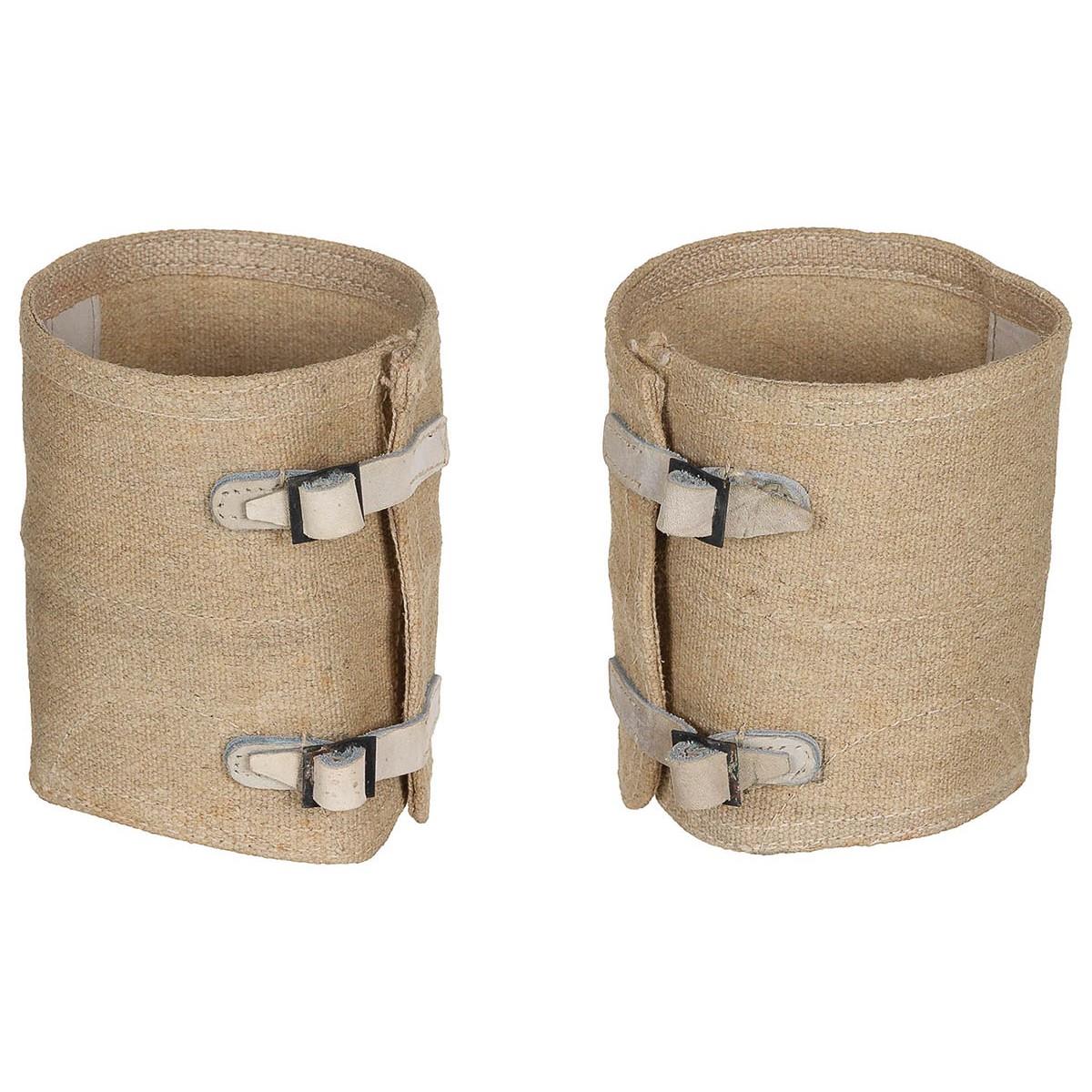 Original italienische Militärgamaschen, Armee-Stiefelbeinabdeckungen, Army Surplus Khaki