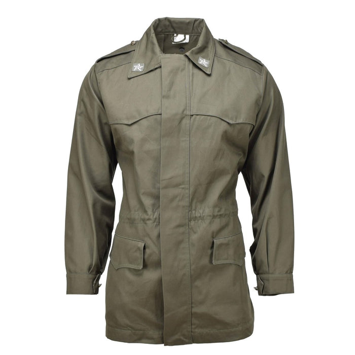 Original italienischer Militärparka, abnehmbare Feldjacke mit gestepptem Innenfutter, oliv NEU – GoMilitar