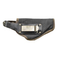 Original italienisches Militär-Pistolenholster, Nylon-Druckknopfverschluss, grau