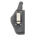 Original Italian Military Pistol Holster Snap Button Closure Nylon Gray New - GoMilitar