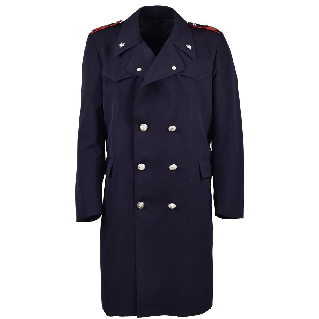 Original italienischer Militärpolizeimantel, langer Carabinieri-Trenchcoat mit Futter