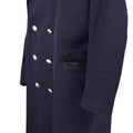 Original italienischer Militärpolizeimantel, langer Carabinieri-Trenchcoat mit Futter