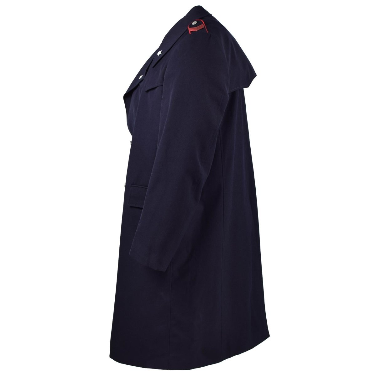 Original italienischer Militärpolizeimantel, langer Carabinieri-Trenchcoat mit Futter