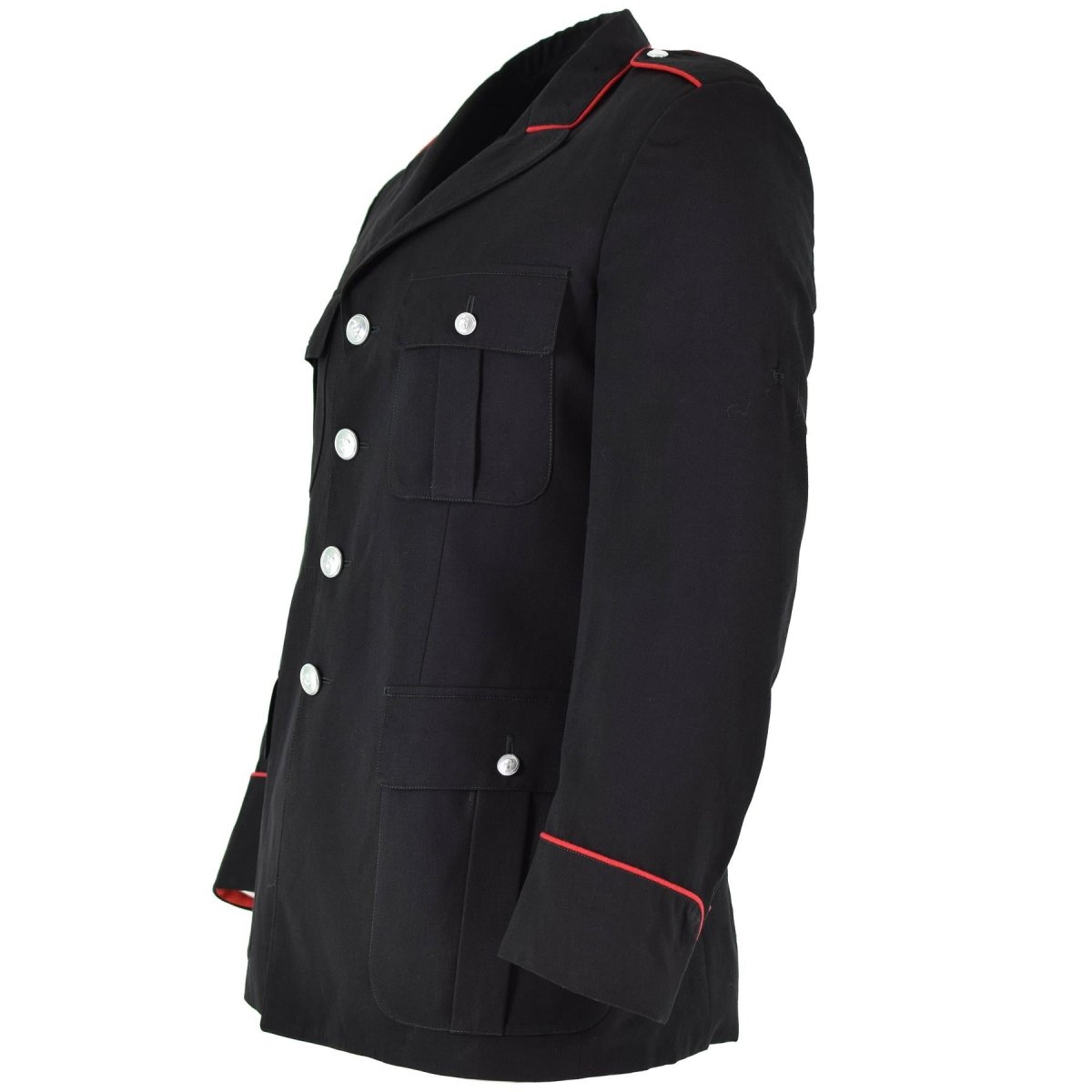Original italienische Militärpolizeijacke, offizieller Offizier, formelle schwarze Uniform