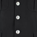 Original italienische Militärpolizeijacke, offizieller Offizier, formelle schwarze Uniform