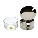 Original Italian Military Stainless Steel Glass Cheese Storage Container - GoMilitar