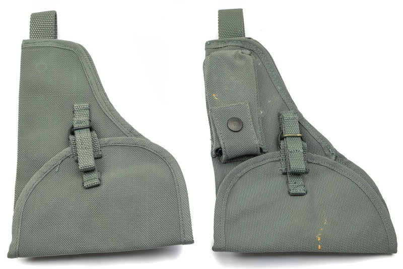 Original italienisches Polizei-Pistole-Gürtelholster mit Munitionstasche-Hüftsystem NEU