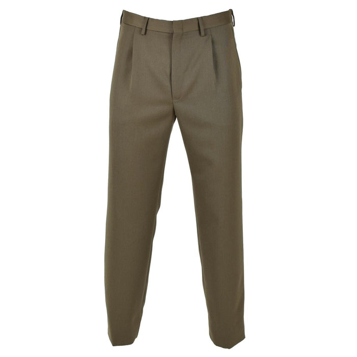Original Italien Militär formelle Hose PANTALONE VERDE Vintage Braun - GoMilitar