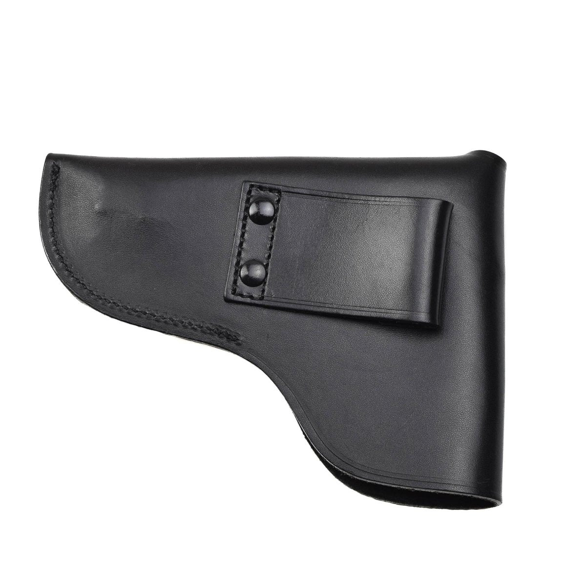 Original italienisches Militär-Pistolenholster aus Leder für Beretta-Gun-Carry, Schwarz