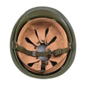 Original belgischer Militärstahlhelm M51 taktischer Kampfhelm Armee Innenteil PVC Oliv