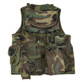 Original NATO taktische Weste Waldtarnung mehrere Taschen Feld Armee NEU