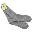 Original Norwegian Military Merino Wool Socks Breathable Trend Line Gray - GoMilitar