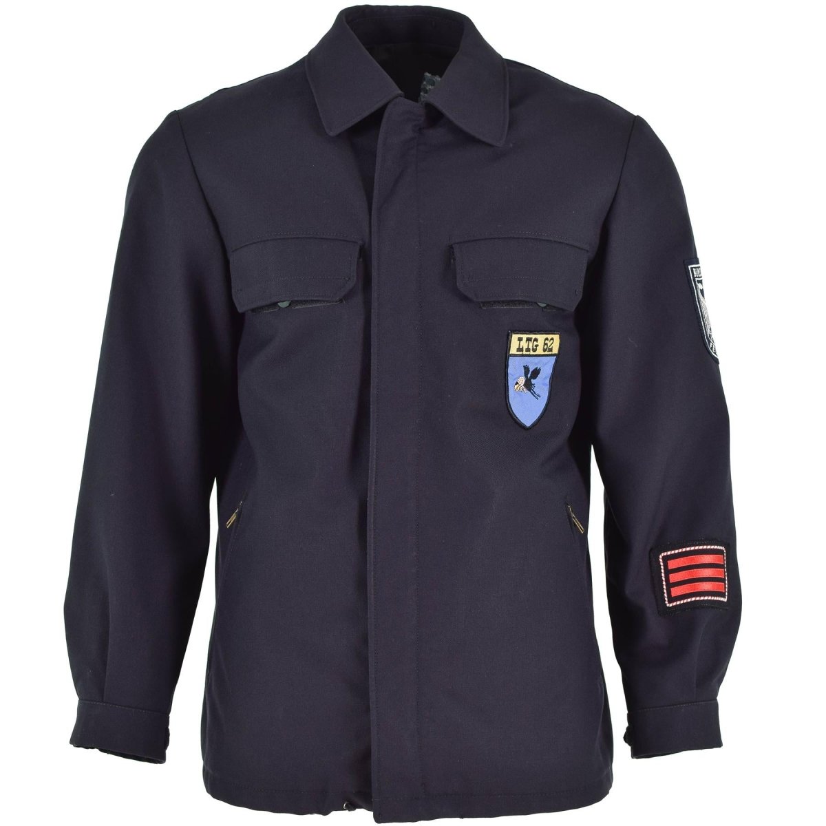 Original NVA Ostdeutsche Armee dunkelblaue formelle Uniformjacke Militärüberschuss