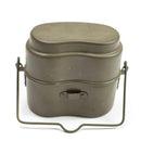 Original Polish Army mess kit Aluminum military bowler pot vintage camping Olive - GoMilitar
