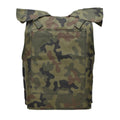 Original polnische Militär-Kampfweste, kugelsicher, ballistisch, polnische Blütenblätter-Camouflage