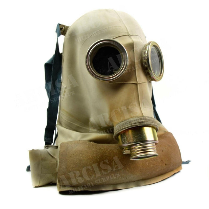 Original polnische Militär-Gasmaske SR 1 aus der Sowjetzeit, Sammlerstück, Vintage-Grau – GoMilitar
