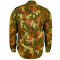 Original rumänisches Armee-M90-Kampfhemd, Brusttaschen, Outdoor-Blatt-Camouflage