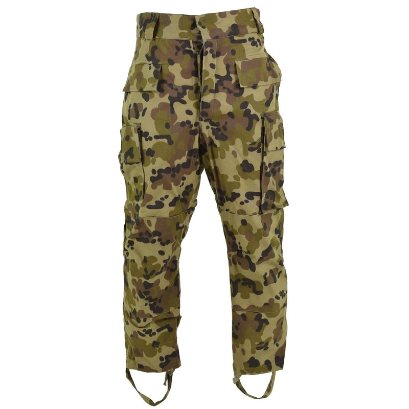 Original Romanian field troops pants fleck pattern camouflage BDU trousers NEW - GoMilitar