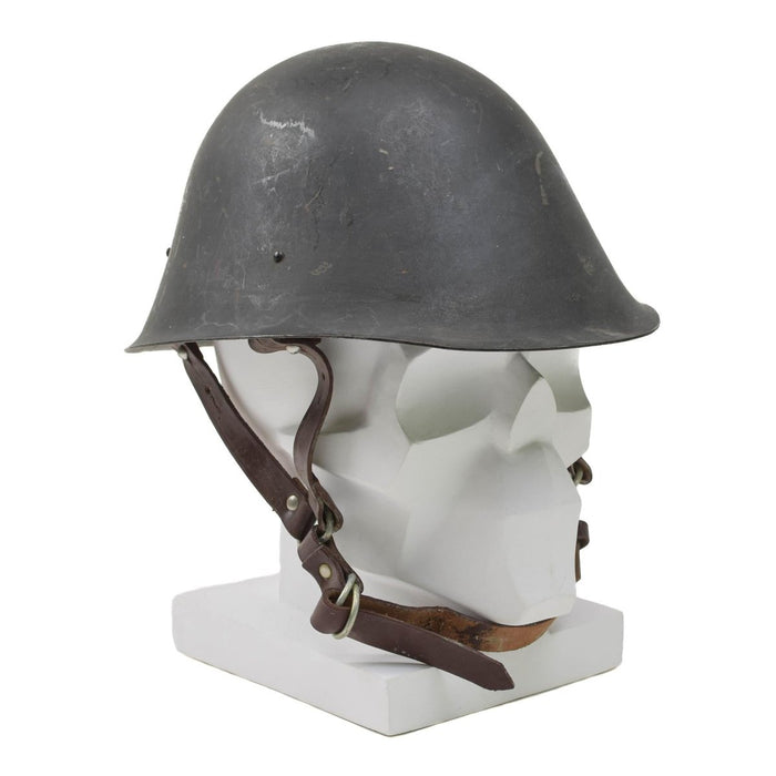 Original rumänischer militärischer taktischer Stahlhelm M73 Fallschirmjäger-Kinnriemen Olive - GoMilitar