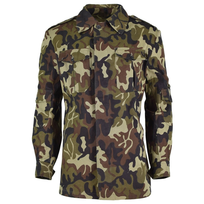 Original rumänische Truppen Feldjacke M93 Tarnblatt BDU Parka Militärausgabe - GoMilitar