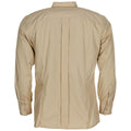 Original spanisches Militär-Langarm-Felddienst-Arbeitshemd, leichtes Khaki