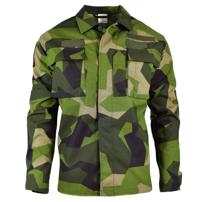 Original schwedische Armee M90 ​​Jacke Splittertarnung Feldkampfhemd NEU - GoMilitar
