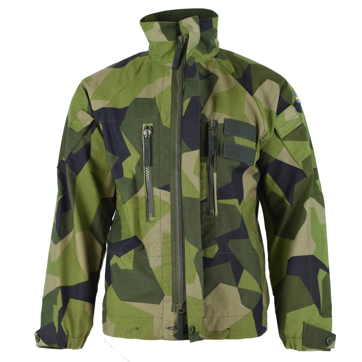 Original Schwedische Armee M90 ​​Jacke Splittertarn Feldkampf Panzer NEU