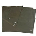 Original schwedischer Armee-Halbzeltbahn-Poncho, Oliv, Überschuss