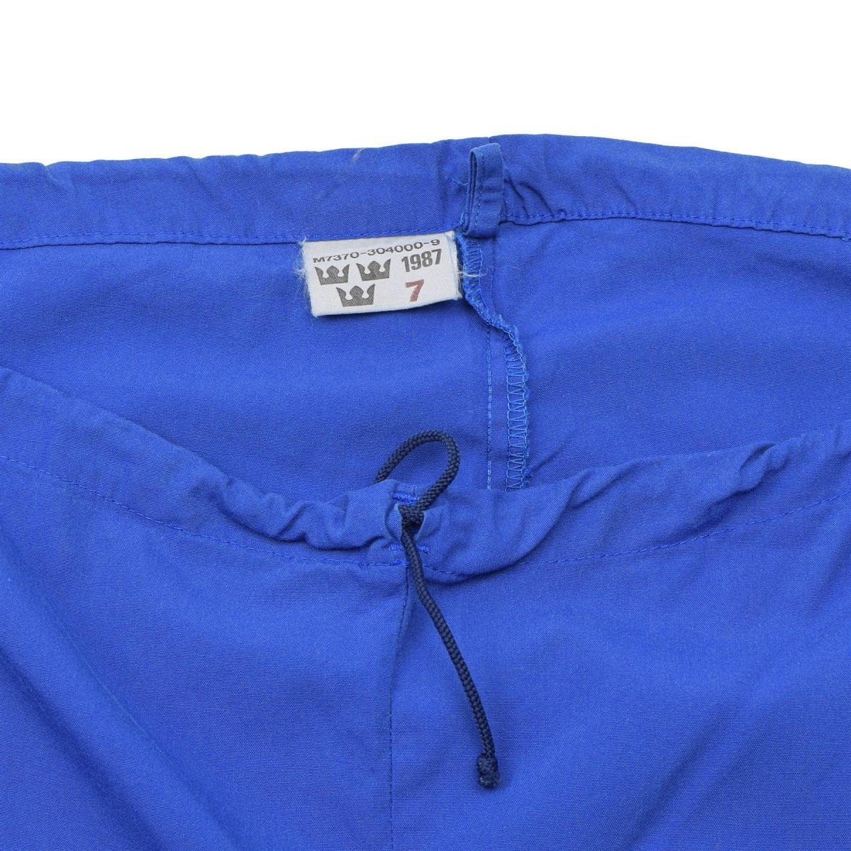 Original schwedische Militär Jogginghose Hose verstellbare Taille Arbeitskleidung Blau