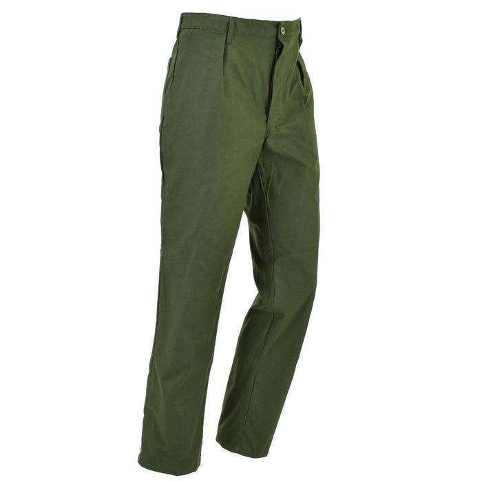 Original schwedische Arbeitshose im Vintage-Stil, grüne Vintage-Arbeitshose, NEU – GoMilitar