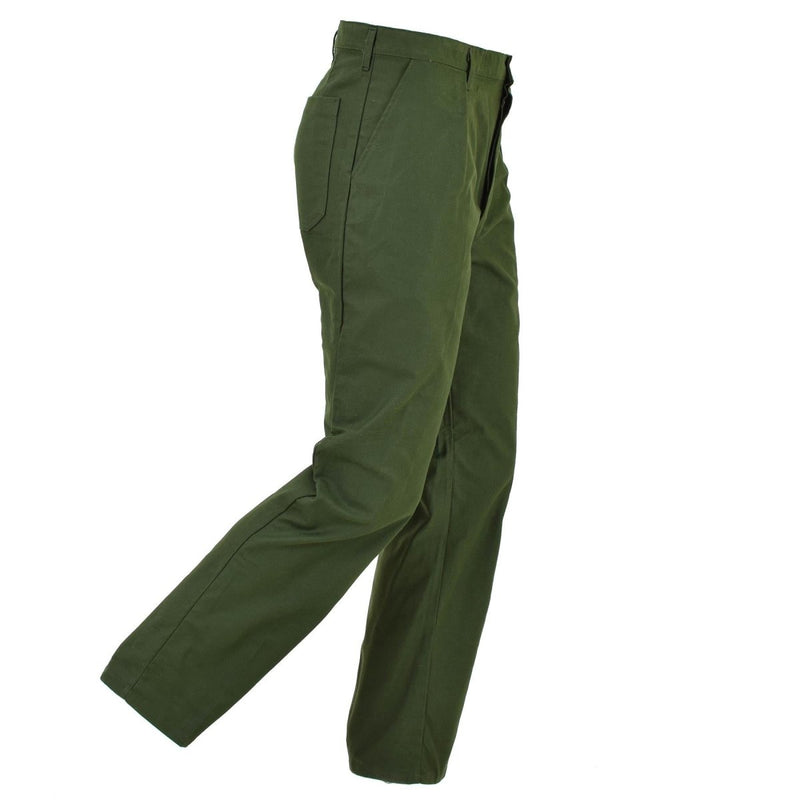 Original schwedische Militär Arbeitshose grün Vintage Arbeitshose NEU